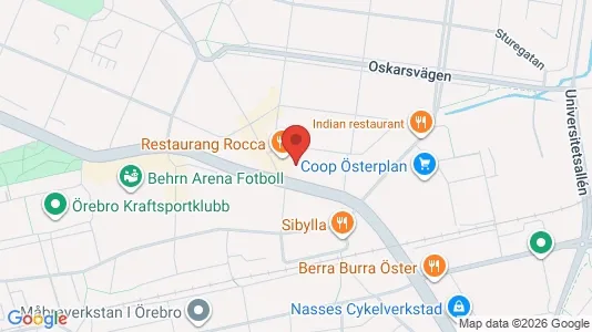 Kliniklokaler att hyra i Örebro - Bild från Google Street View