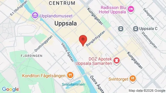 Affärslokaler att hyra i Uppsala - Bild från Google Street View