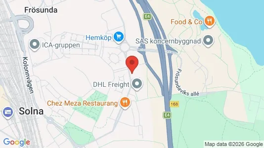 Affärslokaler att hyra i Solna - Bild från Google Street View