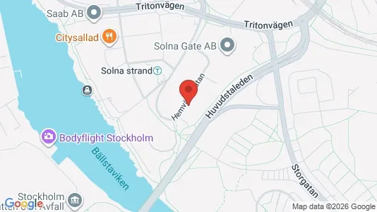 Kontorslokaler att hyra i Solna - Bild från Google Street View