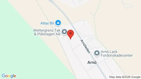 Affärslokaler att hyra i Nyköping - kort over placeringen