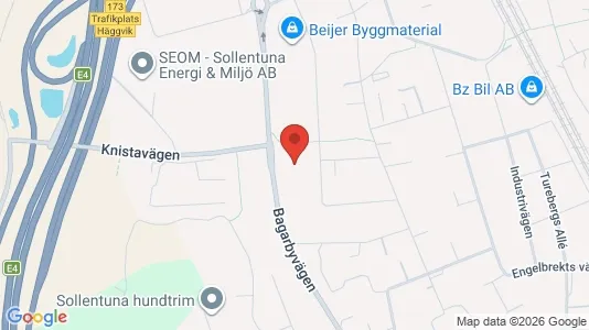 Affärslokaler att hyra i Sollentuna - Bild från Google Street View