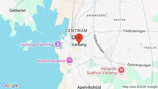 Affärslokaler att hyra i Varberg - Bild från Google Street View