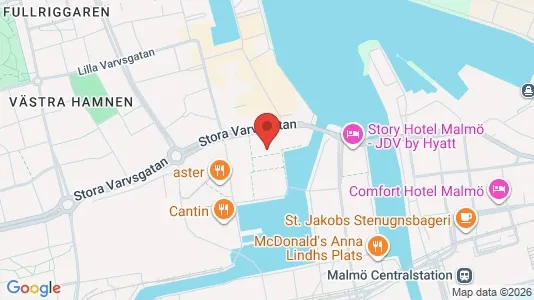 Kontorslokaler att hyra i Malmö Centrum - Bild från Google Street View