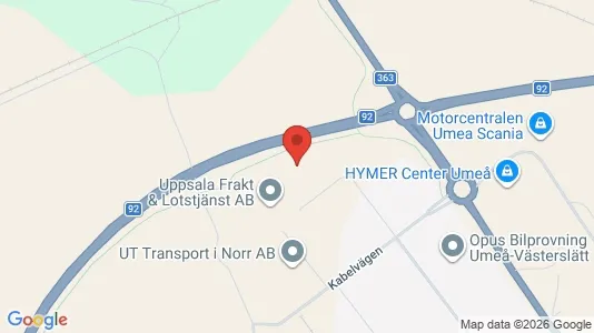 Affärslokaler till försäljning i Umeå - Bild från Google Street View