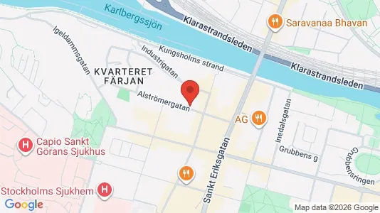 Affärslokaler att hyra i Kungsholmen - Bild från Google Street View