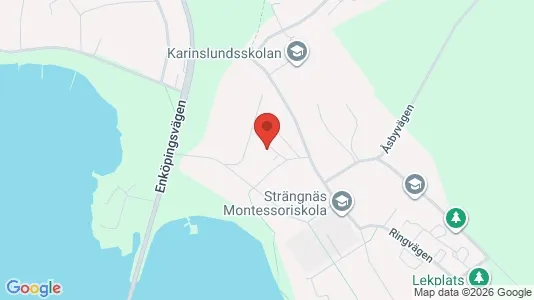 Bostadsfastigheter till försäljning i Strängnäs - kort over placeringen