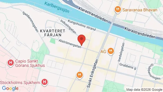 Kontorslokaler att hyra i Kungsholmen - Bild från Google Street View