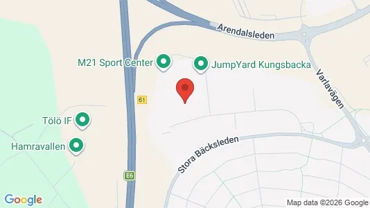 Lagerlokaler att hyra i Kungsbacka - Bild från Google Street View