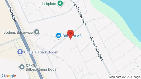 Industrilokaler att hyra i Boden - Bild från Google Street View