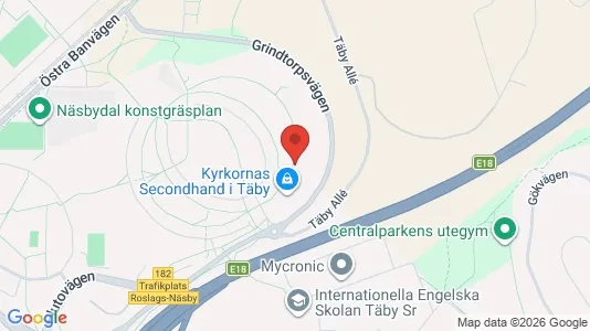 Kliniklokaler att hyra i Täby - Bild från Google Street View