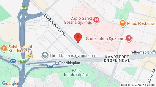 Kontorslokaler att hyra i Kungsholmen - kort over placeringen