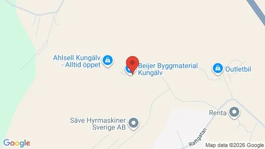 Affärslokaler till försäljning i Kungälv - kort over placeringen