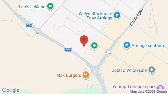 Affärslokaler att hyra i Täby - Bild från Google Street View