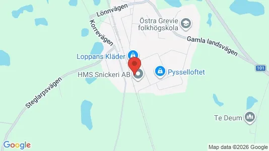 Industrilokaler att hyra i Vellinge - kort over placeringen