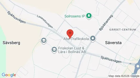 Bostadsfastigheter till försäljning i Bollnäs - kort over placeringen
