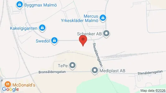 Kontorslokaler att hyra i Fosie - kort over placeringen