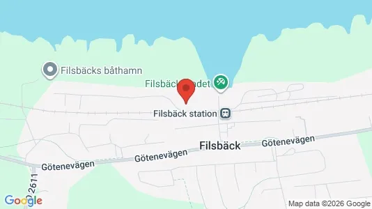 Affärslokaler att hyra i Lidköping - kort over placeringen