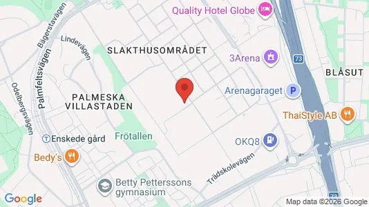 Kontorslokaler att hyra i Söderort - kort over placeringen