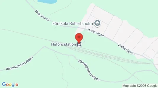 Affärslokaler till försäljning i Hofors - kort over placeringen
