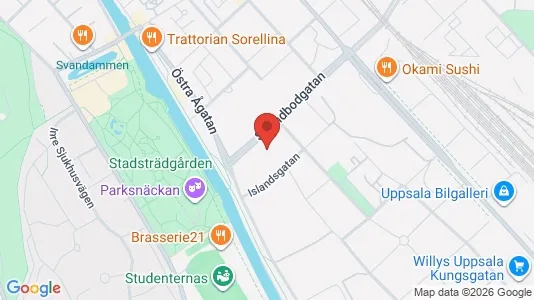 Kontorslokaler att hyra i Stockholm Innerstad - kort over placeringen