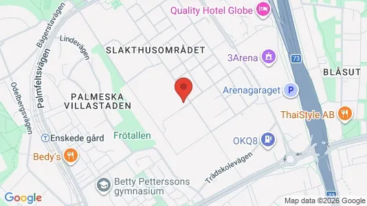 Kontorslokaler att hyra i Söderort - kort over placeringen