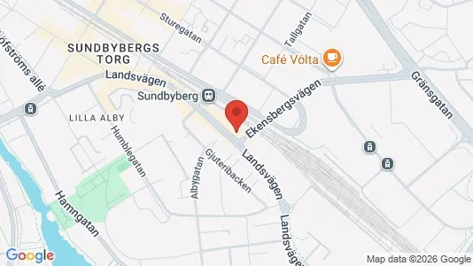 Kontorslokaler att hyra i Sundbyberg - kort over placeringen