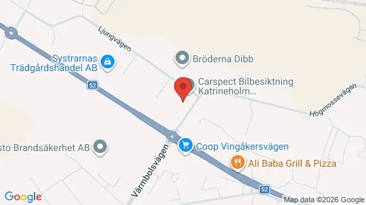 Industrilokaler till försäljning i Katrineholm - kort over placeringen