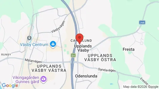 Affärslokaler att hyra i Upplands Väsby - Bild från Google Street View