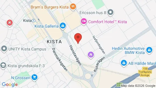 Kontorslokaler att hyra i Västerort - kort over placeringen