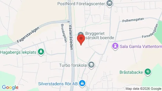 Affärslokaler att hyra i Järfälla - kort over placeringen