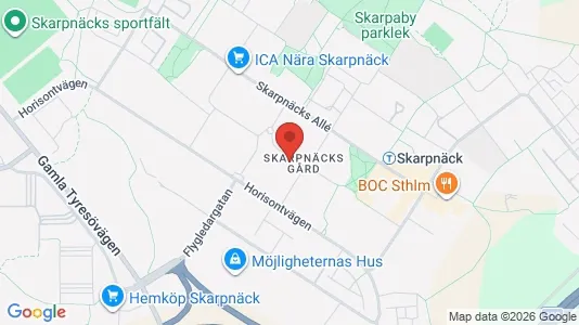 Kontorslokaler att hyra i Söderort - kort over placeringen