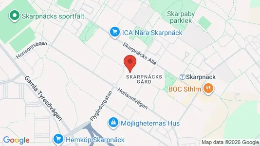 Kontorslokaler att hyra i Söderort - kort over placeringen