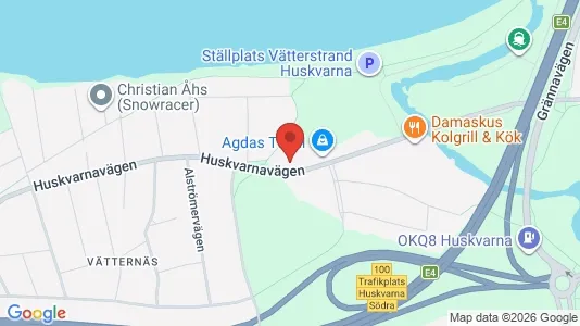 Kontorslokaler att hyra i Jönköping - kort over placeringen
