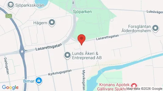 Kontorslokaler att hyra i Gällivare - Bild från Google Street View