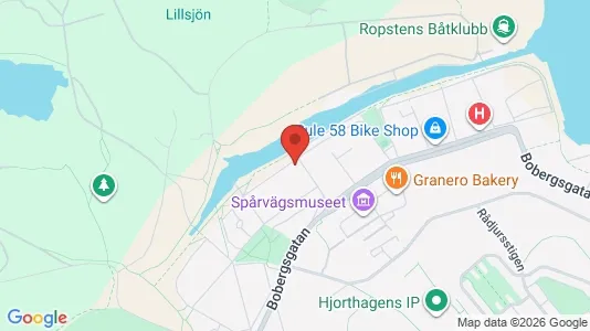 Kontorslokaler att hyra i Gärdet/Djurgården - kort over placeringen