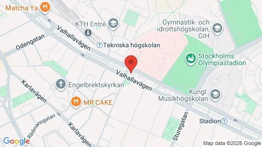 Kontorslokaler att hyra i Östermalm - kort over placeringen