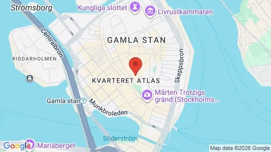 Kontorslokaler att hyra i Stockholm Innerstad - kort over placeringen
