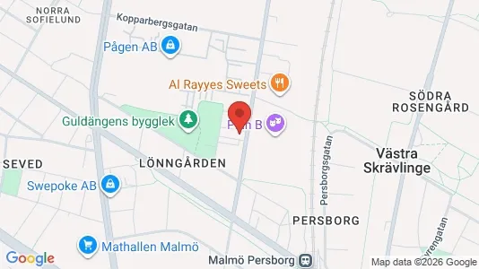 Kontorslokaler att hyra i Sofielund - kort over placeringen