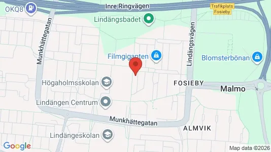 Kontorslokaler att hyra i Fosie - kort over placeringen