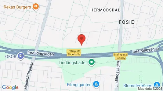 Kontorslokaler att hyra i Fosie - kort over placeringen