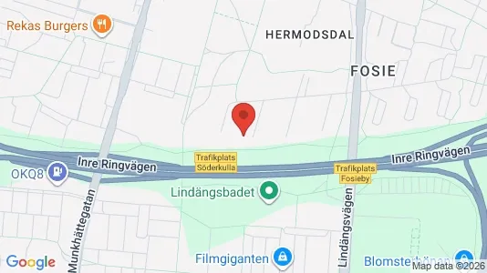 Kontorslokaler att hyra i Fosie - kort over placeringen