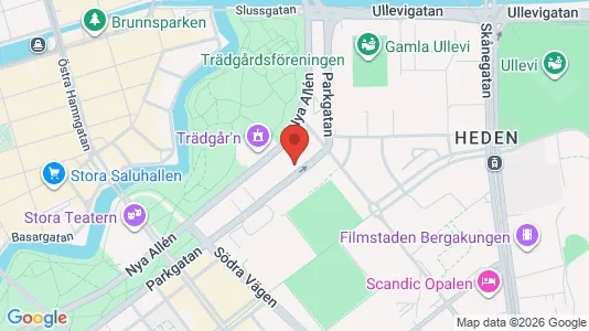Kontorslokaler att hyra i Göteborg Centrum - kort over placeringen