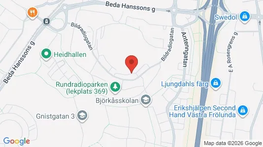 Kontorslokaler att hyra i Askim-Frölunda-Högsbo - kort over placeringen
