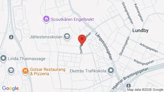 Affärslokaler att hyra i Västra hisingen - kort over placeringen