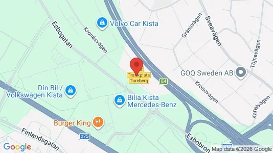 Kontorslokaler att hyra i Västerort - kort over placeringen