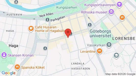 Kontorslokaler att hyra i Göteborg Centrum - kort over placeringen