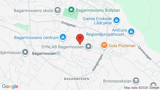 Kontorslokaler att hyra i Söderort - kort over placeringen
