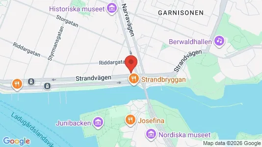 Kontorslokaler att hyra i Östermalm - kort over placeringen