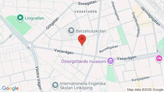 Kontorslokaler att hyra i Linköping - kort over placeringen